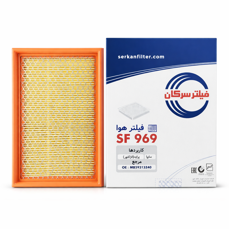 فیلتر هوا پراید سرکان SF 969